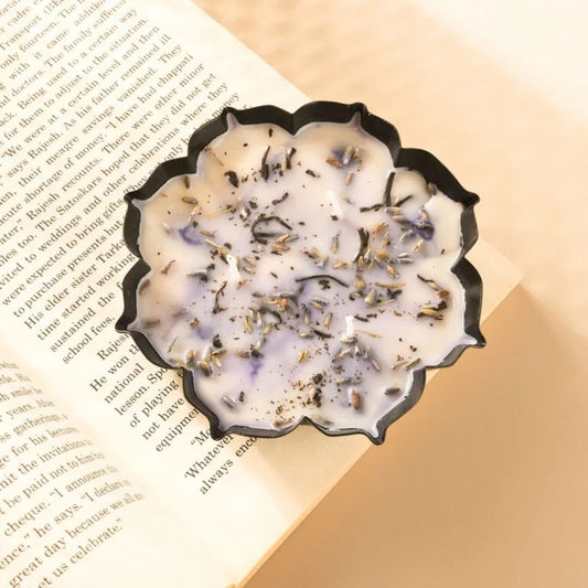 Lavender Crush Urli Aromatic Candle | 3 Wicks