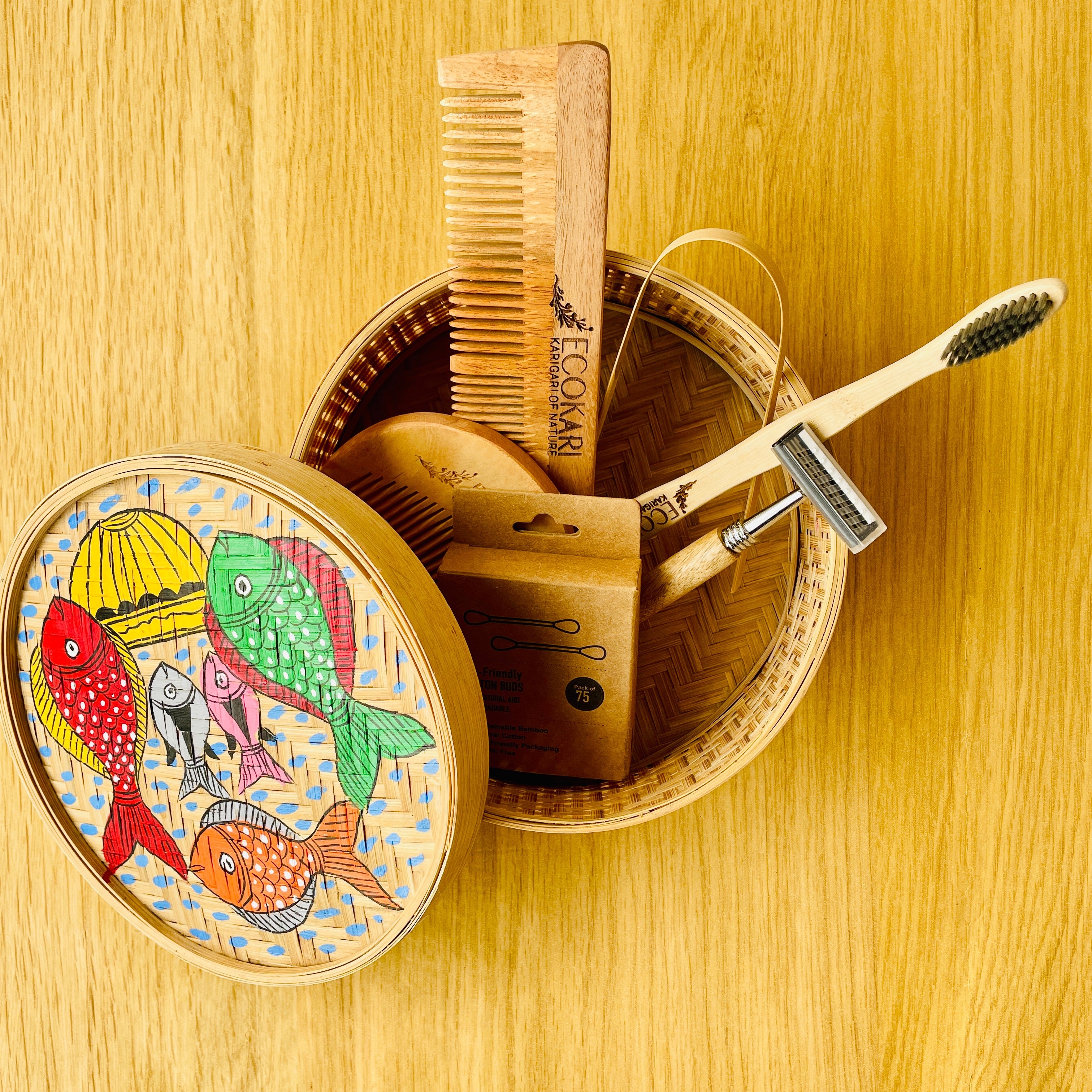 The Green Basket - Bamboo Wellness Kit