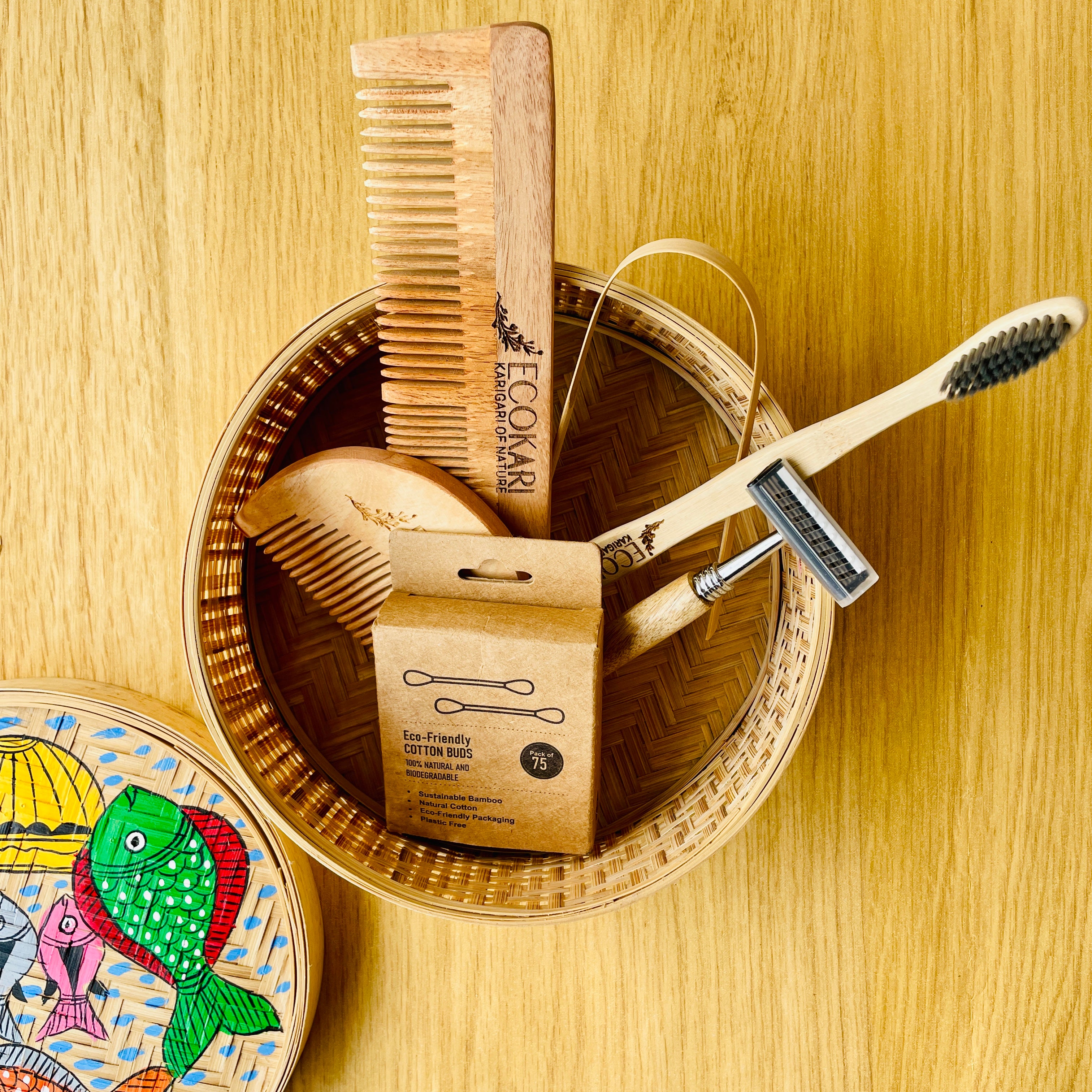 The Green Basket - Bamboo Wellness Kit