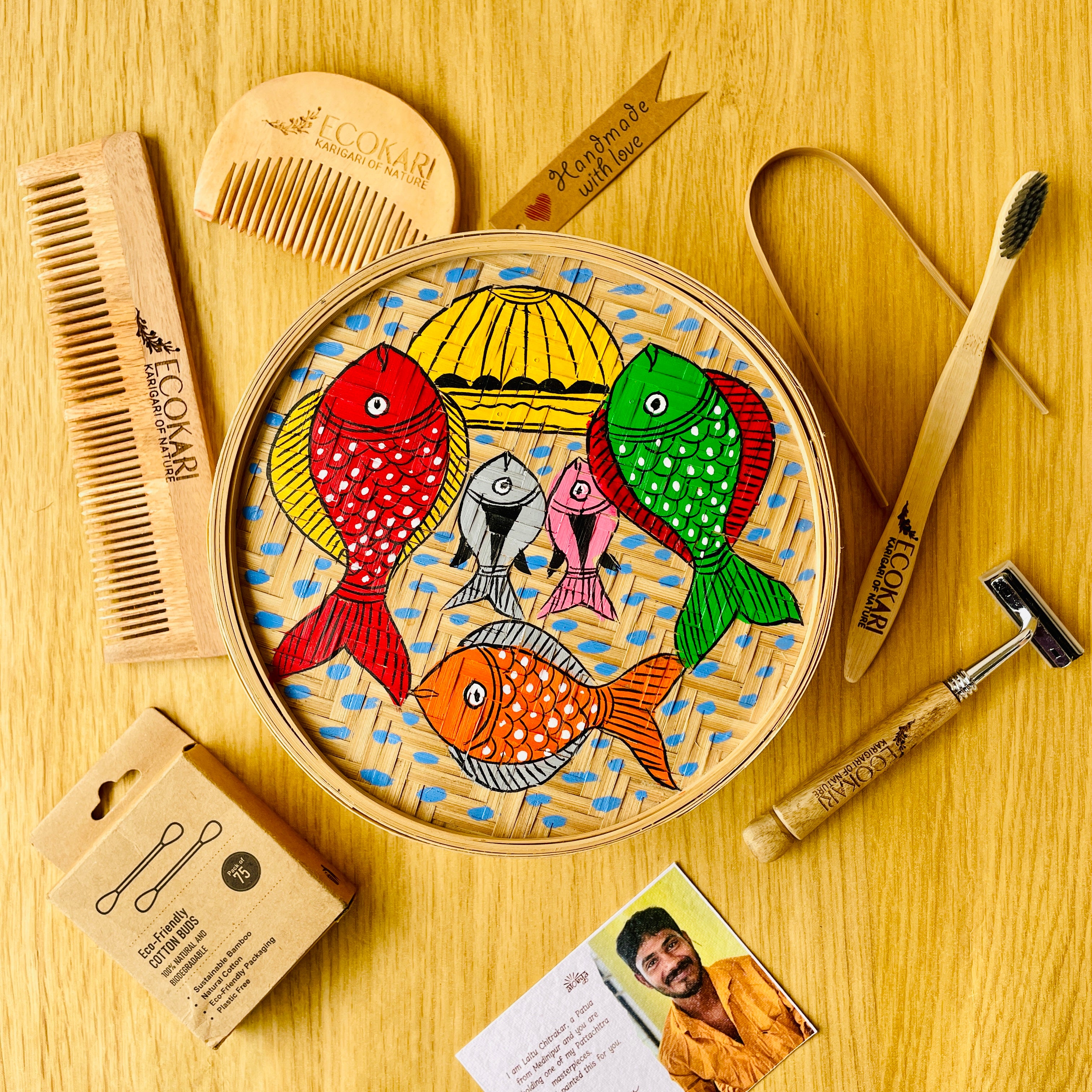 The Green Basket - Bamboo Wellness Kit