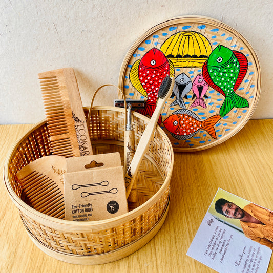 The Green Basket - Bamboo Wellness Kit