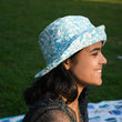 Blue Marine Sea Printed Bucket Hat