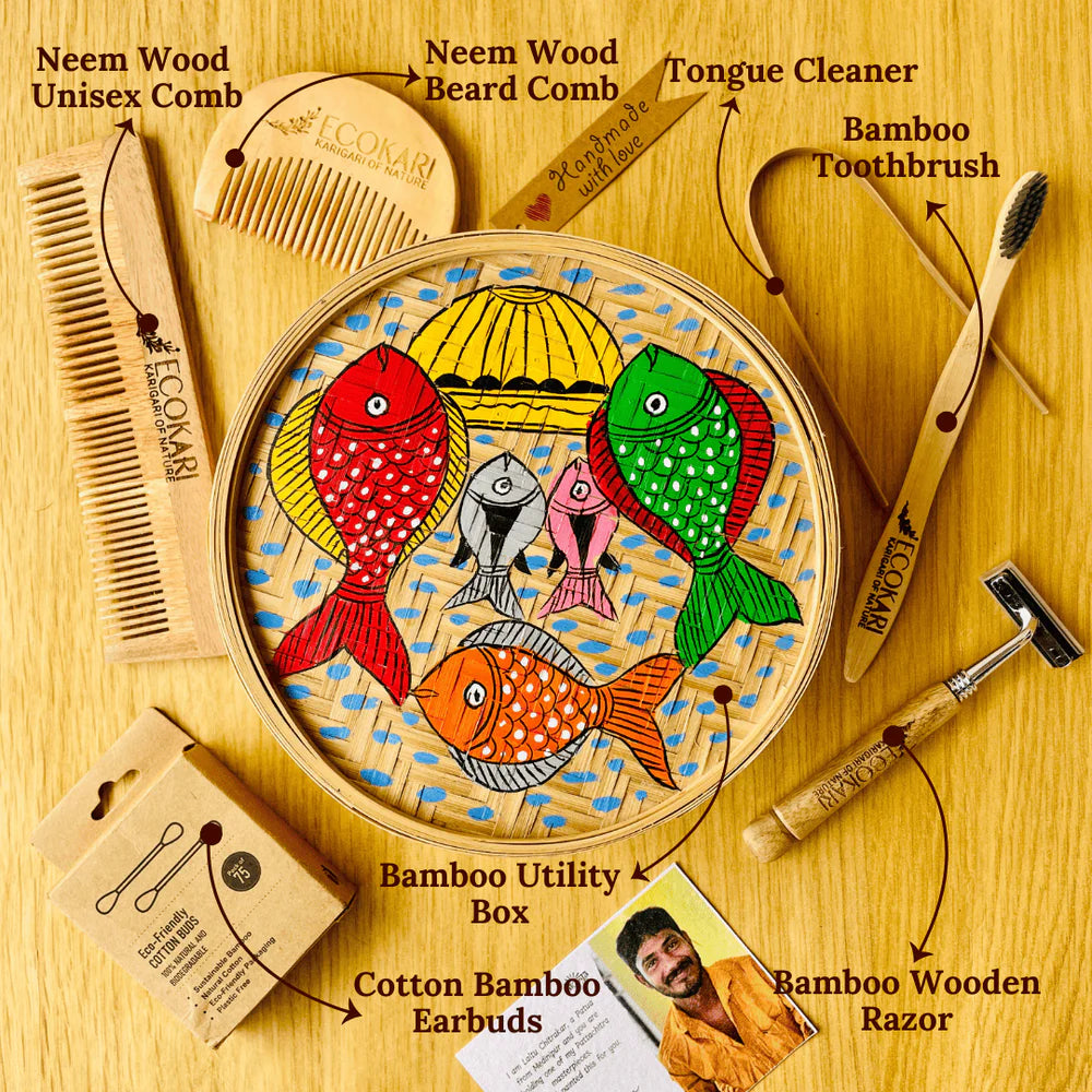 The Green Basket - Bamboo Wellness Kit