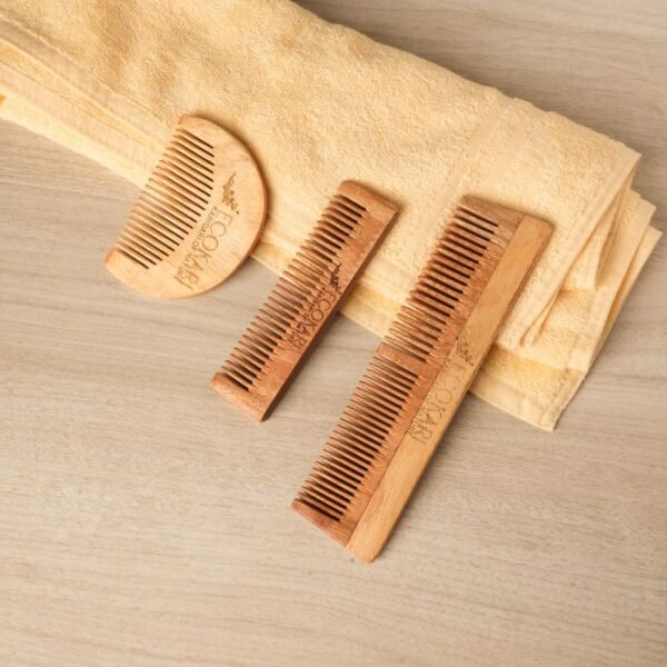 wooden comb set