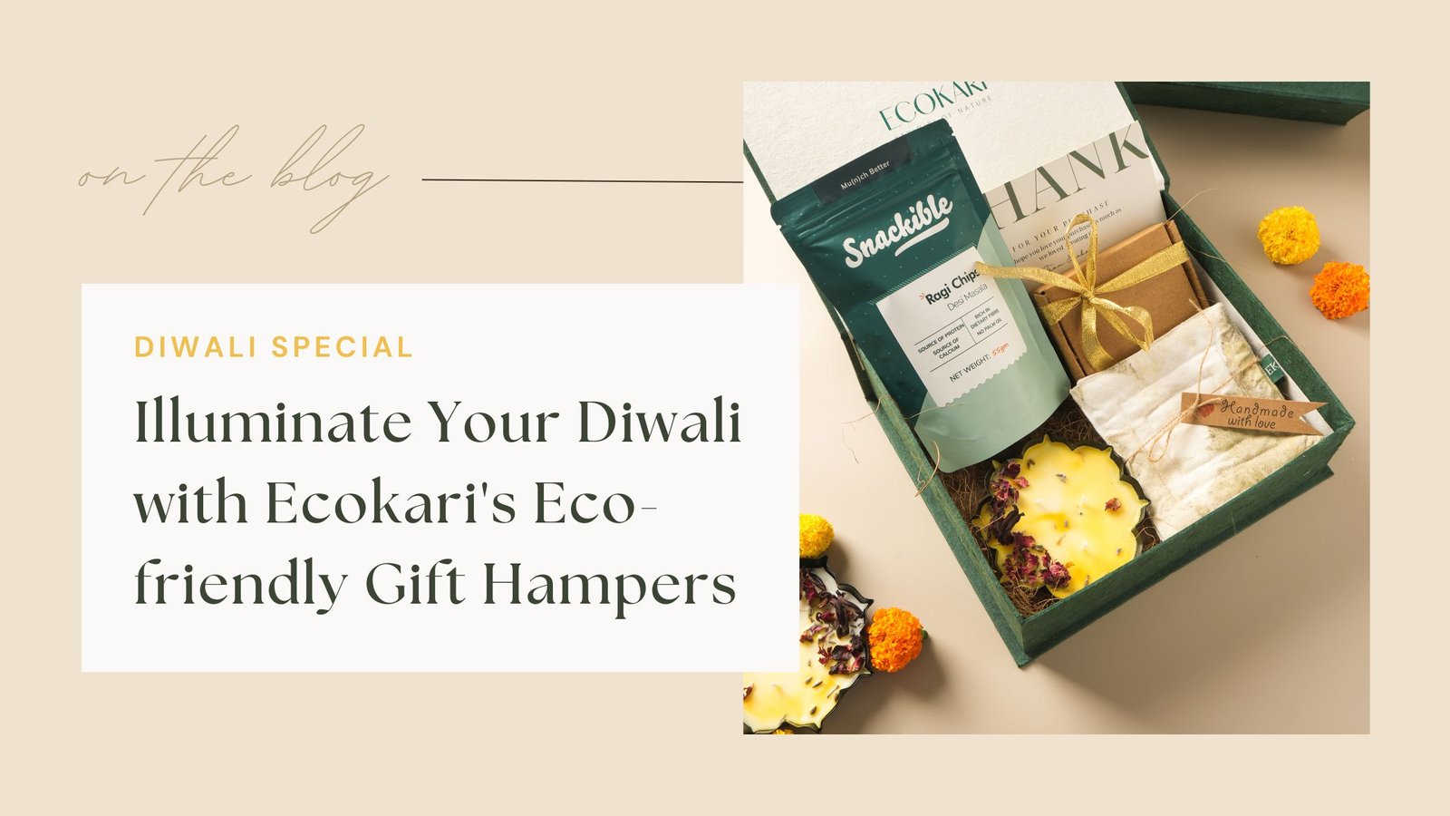 Illuminate Your Diwali with Ecokari’s Eco-friendly Gift Hampers