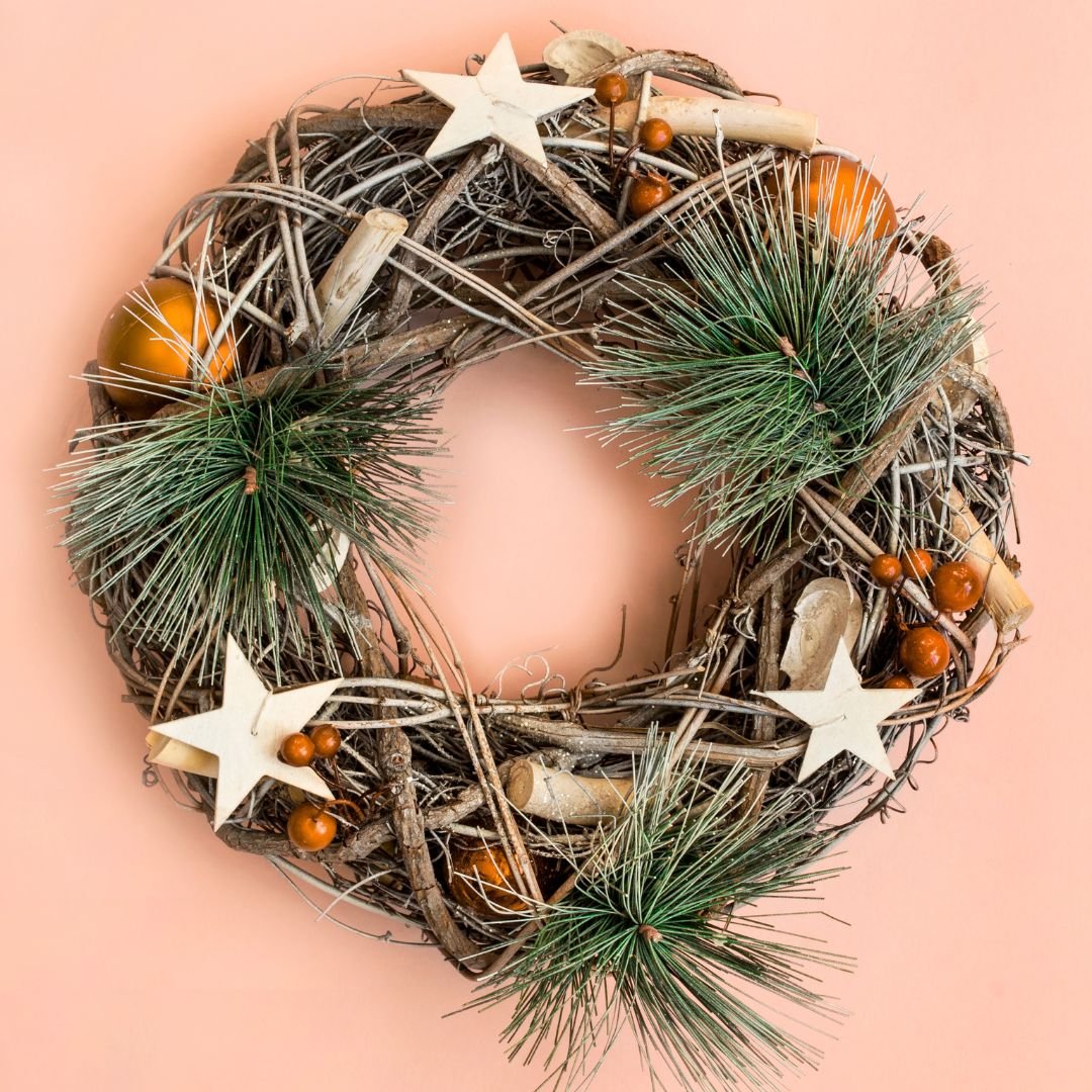 organic christmas wreaths